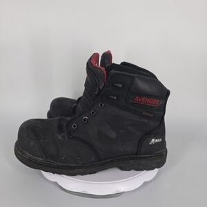 Avenger A7581 Men's 11M Composite Toe PR EH Waterproof Work Boots Black